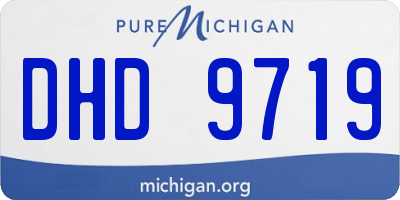 MI license plate DHD9719