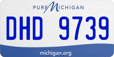 MI license plate DHD9739