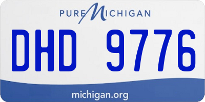 MI license plate DHD9776