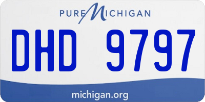 MI license plate DHD9797