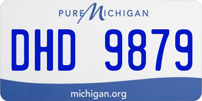 MI license plate DHD9879
