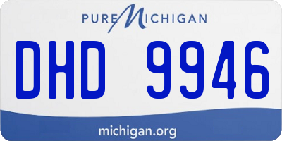 MI license plate DHD9946