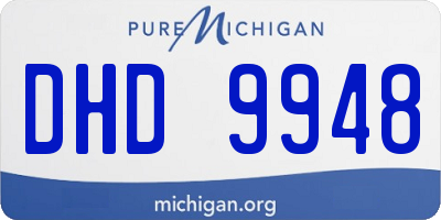 MI license plate DHD9948