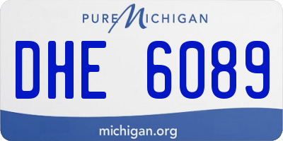 MI license plate DHE6089
