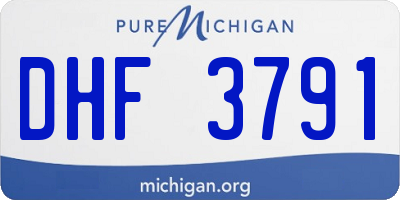 MI license plate DHF3791