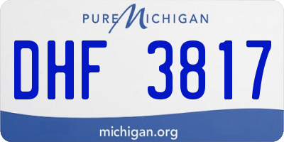 MI license plate DHF3817
