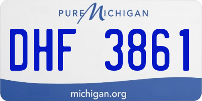 MI license plate DHF3861