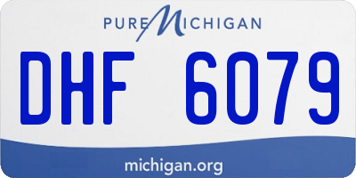 MI license plate DHF6079