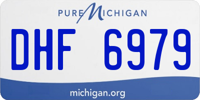 MI license plate DHF6979