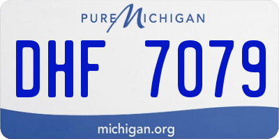 MI license plate DHF7079