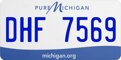 MI license plate DHF7569
