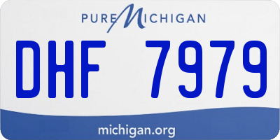 MI license plate DHF7979