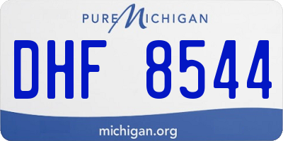 MI license plate DHF8544