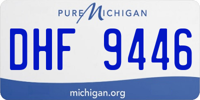 MI license plate DHF9446
