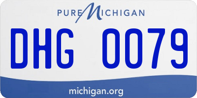 MI license plate DHG0079