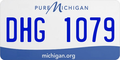 MI license plate DHG1079
