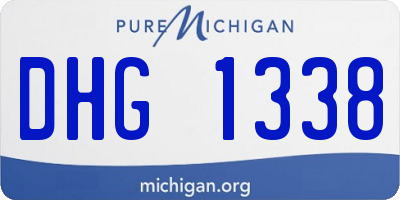 MI license plate DHG1338