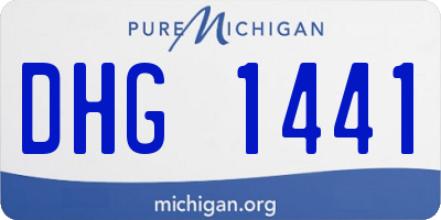 MI license plate DHG1441