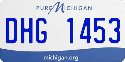 MI license plate DHG1453