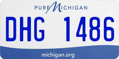 MI license plate DHG1486