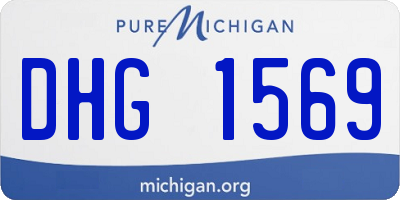 MI license plate DHG1569