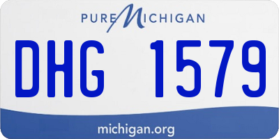 MI license plate DHG1579