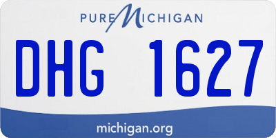 MI license plate DHG1627