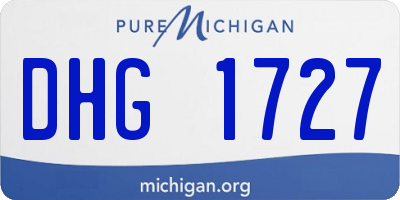 MI license plate DHG1727