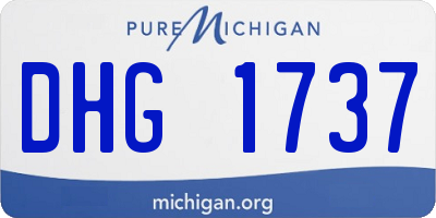 MI license plate DHG1737