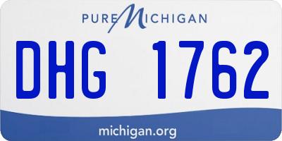 MI license plate DHG1762