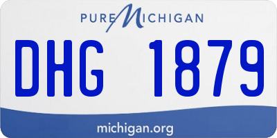 MI license plate DHG1879