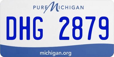MI license plate DHG2879