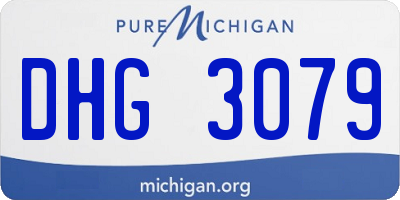 MI license plate DHG3079