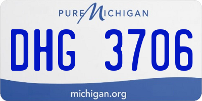 MI license plate DHG3706