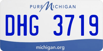 MI license plate DHG3719