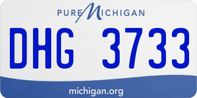 MI license plate DHG3733