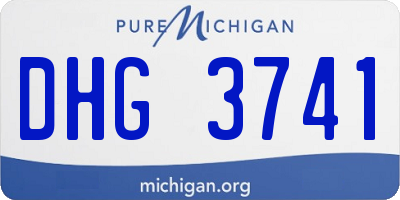 MI license plate DHG3741