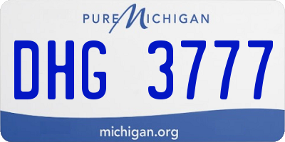 MI license plate DHG3777