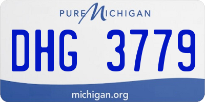 MI license plate DHG3779