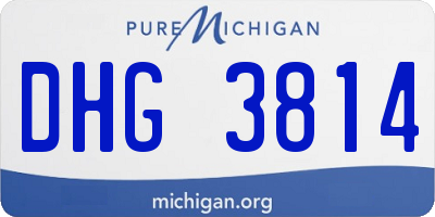 MI license plate DHG3814