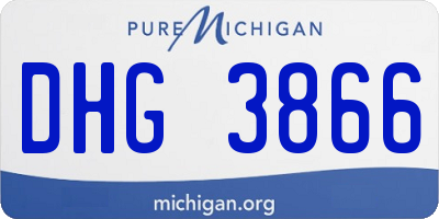 MI license plate DHG3866