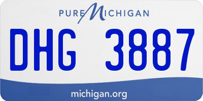 MI license plate DHG3887