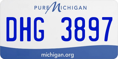 MI license plate DHG3897