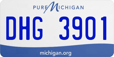 MI license plate DHG3901