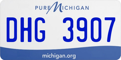 MI license plate DHG3907