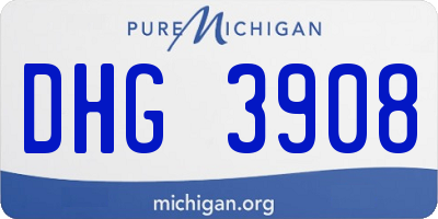 MI license plate DHG3908