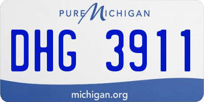 MI license plate DHG3911