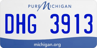 MI license plate DHG3913