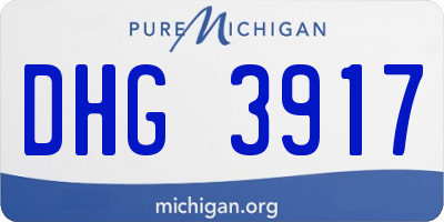 MI license plate DHG3917