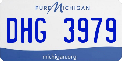 MI license plate DHG3979